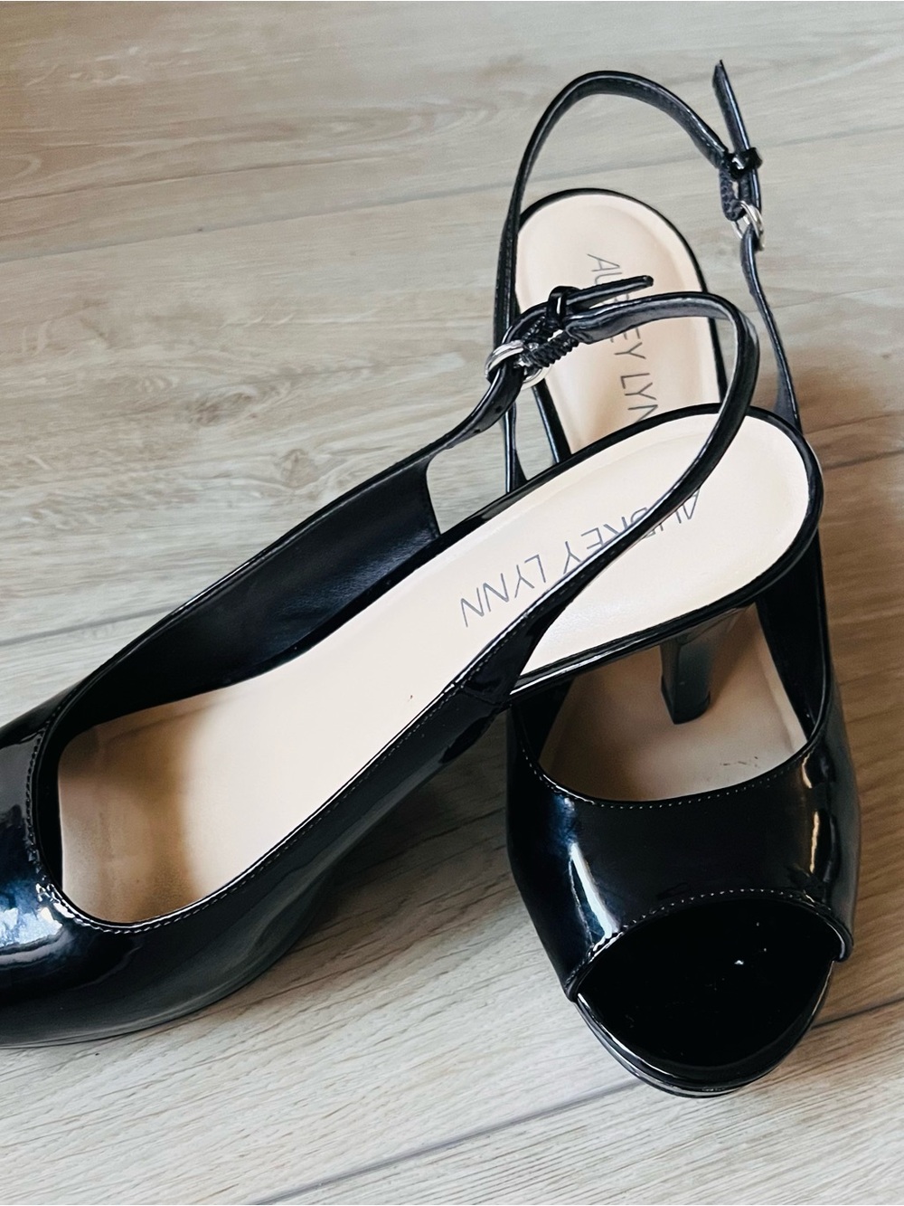 Patent Sling Back 3” high heels-Sz 10